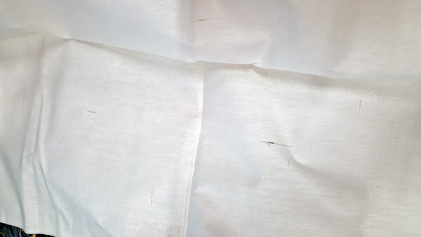 White Plain Fabric - White solid color - 100% cotton (Important: please read)