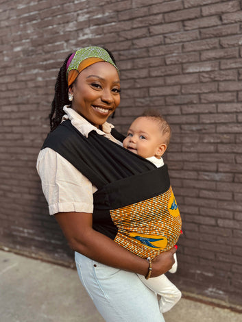 African print baby carrier / wrap