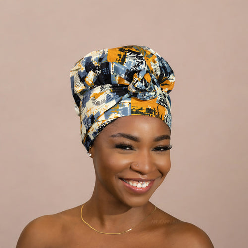 Easy headwrap - Satin lined hair bonnet - Mix