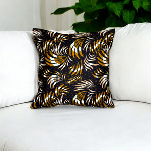 African pillow cover | Mix Brown Feathers - Decorative pillow 45x45cm - 100% Cotton