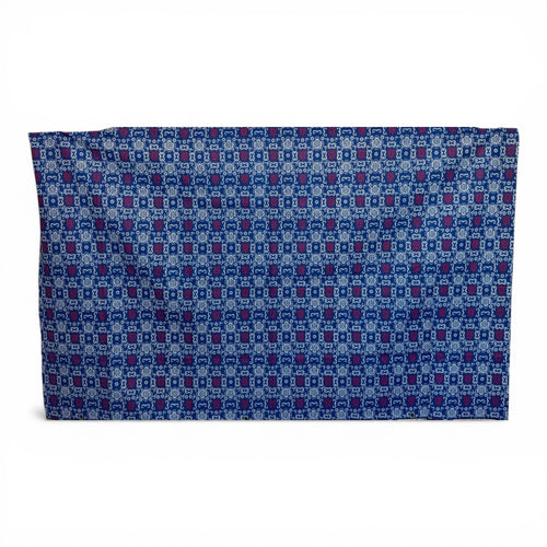 Sarong / pareo - Cotton Beachwear wrap skirt / baby carrier wrap - Blue Bogolan Icons