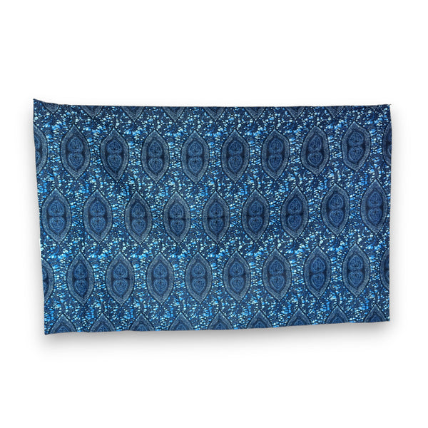 Sarong / pareo - Cotton Beachwear wrap skirt / baby carrier wrap - Blue branches