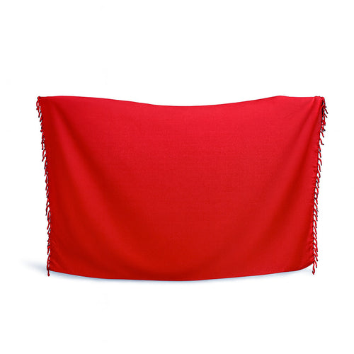 Sarong / pareo - Beachwear wrap skirt - Red