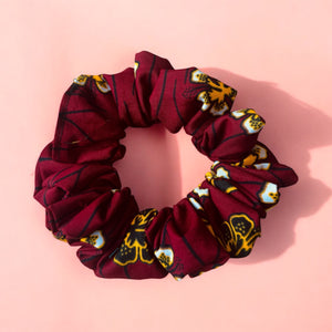 African print Scrunchie - Hair Accessories - Red mix