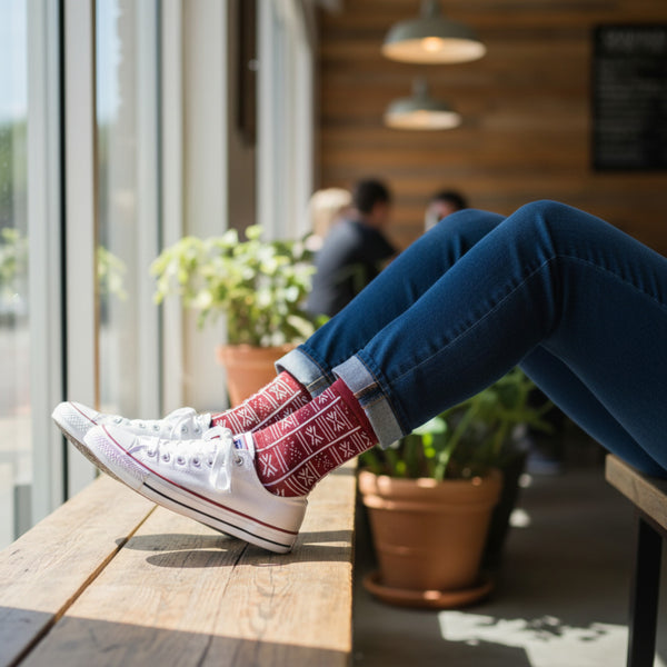 African socks / Afro socks / Set of 3 pairs ENẸIRRỌVBUGIE