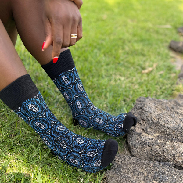 African socks / Afro socks / Set of 3 pairs