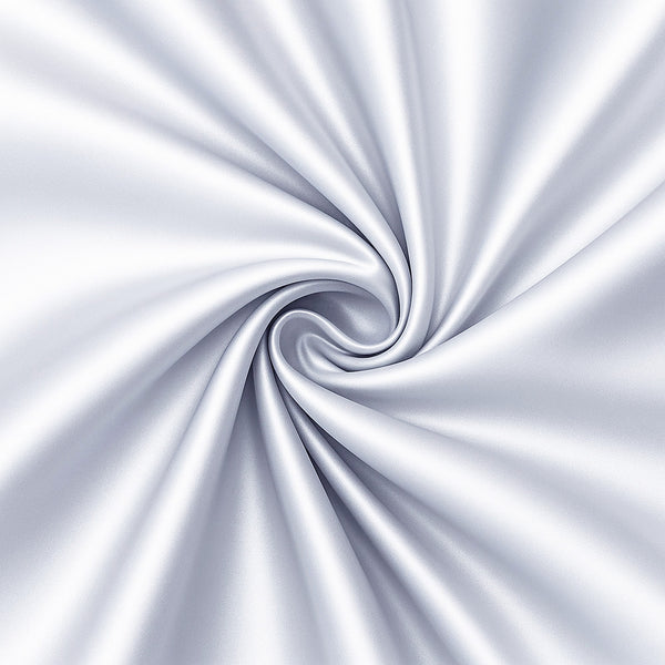 Satin pillow case Silver grey 60 x 70 cm pillow size - Silky satin pillowcase / cushion cover