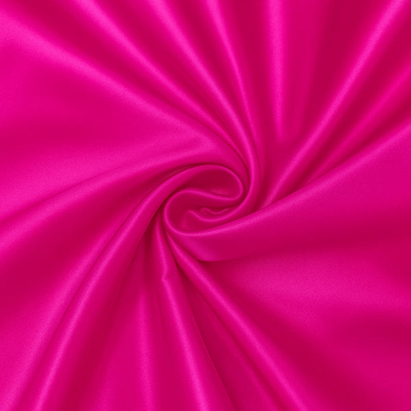 2 PIECES - Satin pillow case Fuchsia 60 x 70 cm pillow size - Silky satin pillowcase / cushion cover