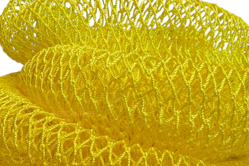 African net sponge / African exfoliating net / Sapo sponge - Yellow