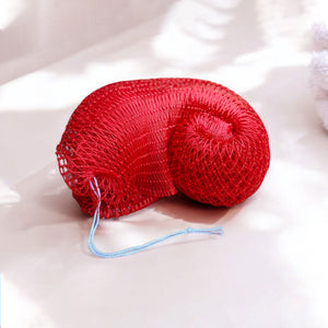African net sponge / African exfoliating net / Sapo sponge - Red