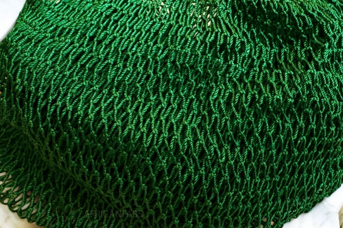 African net sponge / African exfoliating net / Sapo sponge - Green