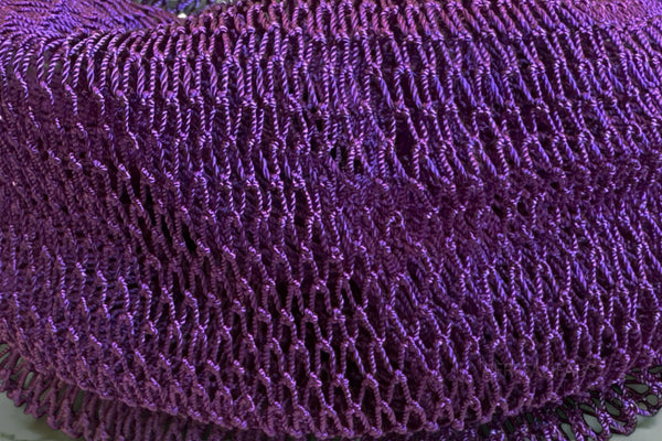 African net sponge / African exfoliating net / Sapo sponge - Purple