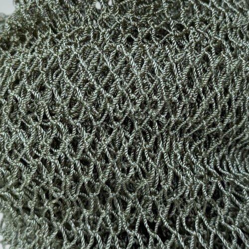 African net sponge / African exfoliating net / Sapo sponge - Olive green