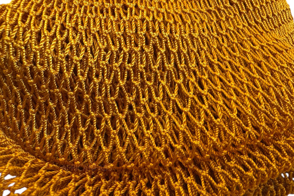 African net sponge / African exfoliating net / Sapo sponge - Mustard