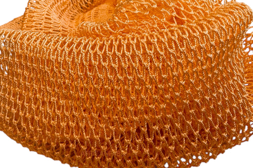 African net sponge / African exfoliating net / Sapo sponge - Peach