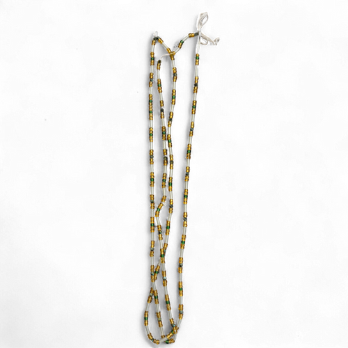 (Important: please read) Waist Beads / African Hip Chain - White (Traditional non-elastic string)