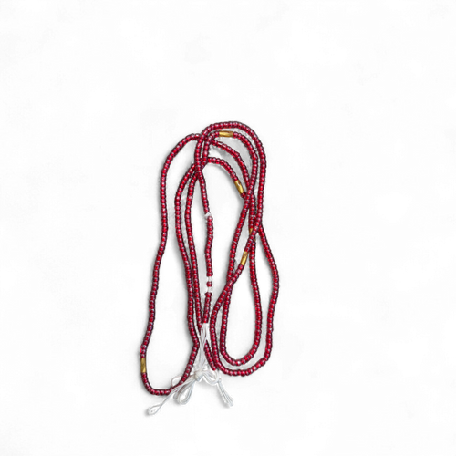 (Important: please read) Waist Beads / African Hip Chain - Red (Traditional non-elastic string) (Copy)