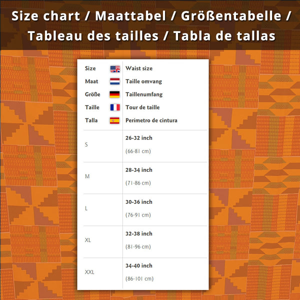 African print mini skirt - Brown Black Bogolan