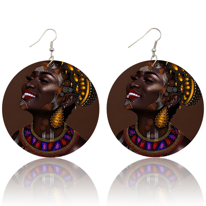 Traditional Portrait | African inspired earrings