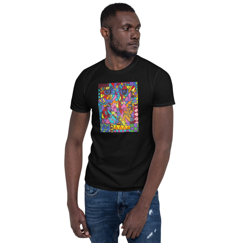 T-shirt Unisex - SUPPORT A CHARITY - Art from South Africa SA01 (Multiple colors)